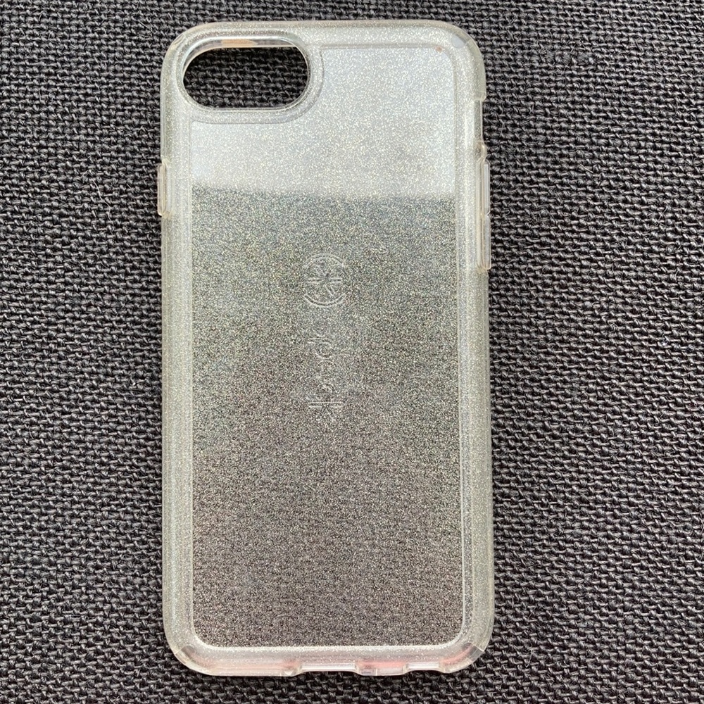 Speck glitter clear case for iPhone 6/7/8 or SE